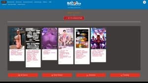 This is a picture of the website: nxt-comics.net