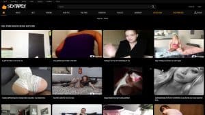 This is a picture of the website: www.sextaped.com