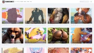 This is a picture of the website: yiff-party.com