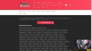 This is the : Adult-Webtoon-homepage