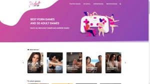 This is the : Adultgameson-homepage