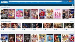 This is the : Aebn-Parody-homepage