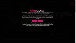 This is the : Affect3D-Store-homepage