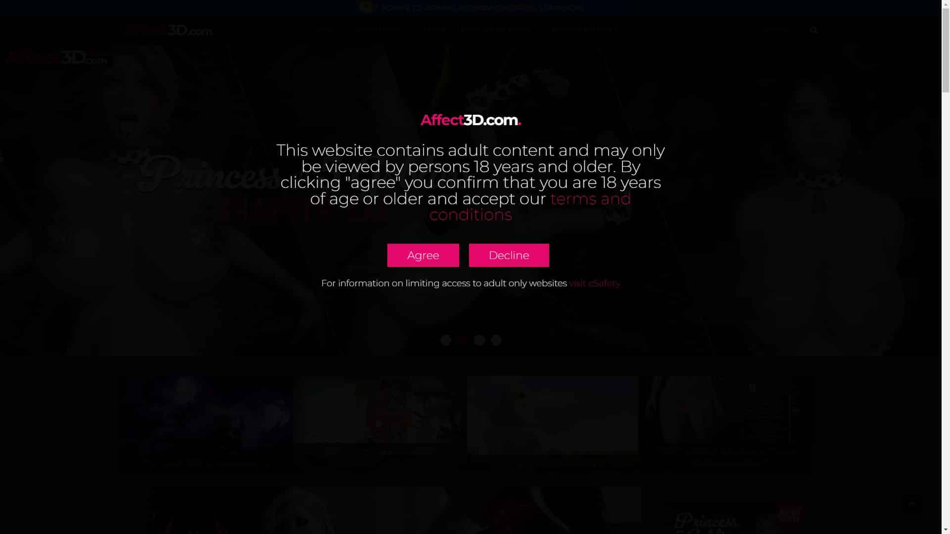 Screenshot of Affect3D