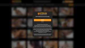 This is the : African-Casting-homepage