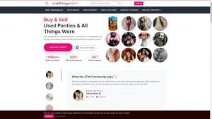 This is the : Allthingsworn-homepage