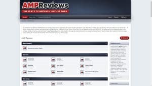 This is the : Amp-Reviews-homepage