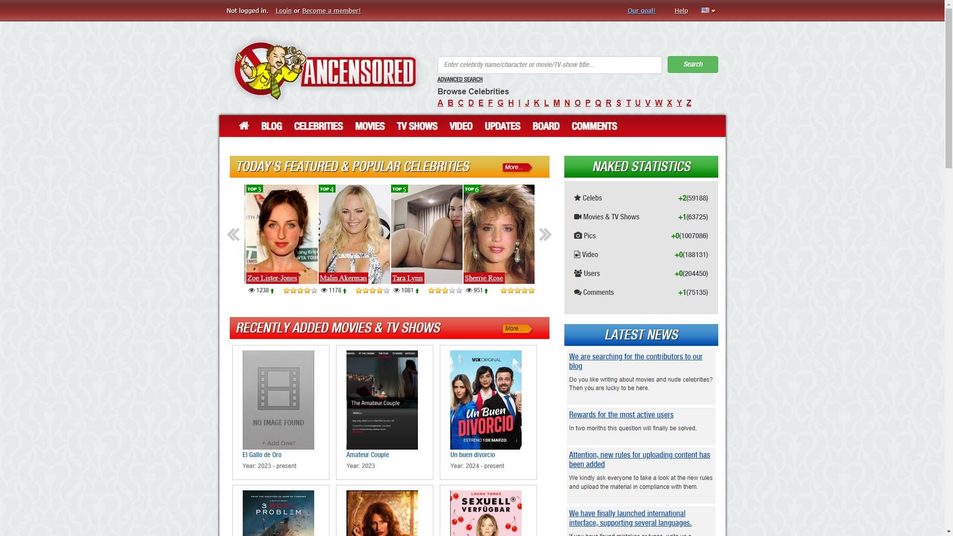 Screenshot of Ancensored