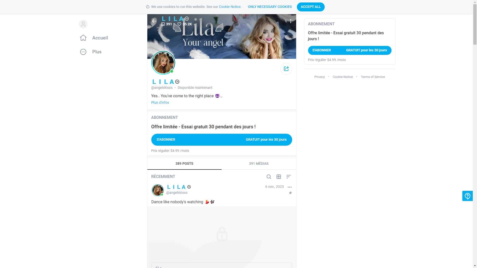 Screenshot of Angelic Princess