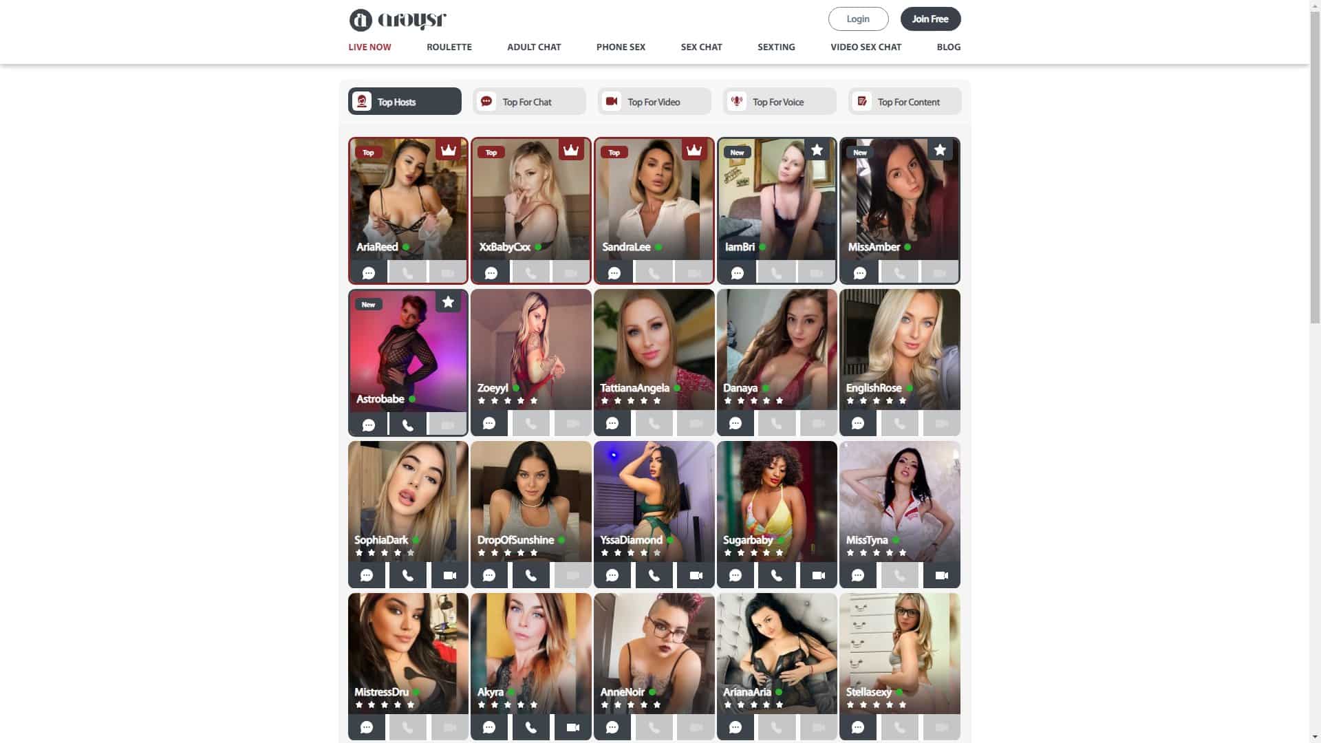 Screenshot of Arousr