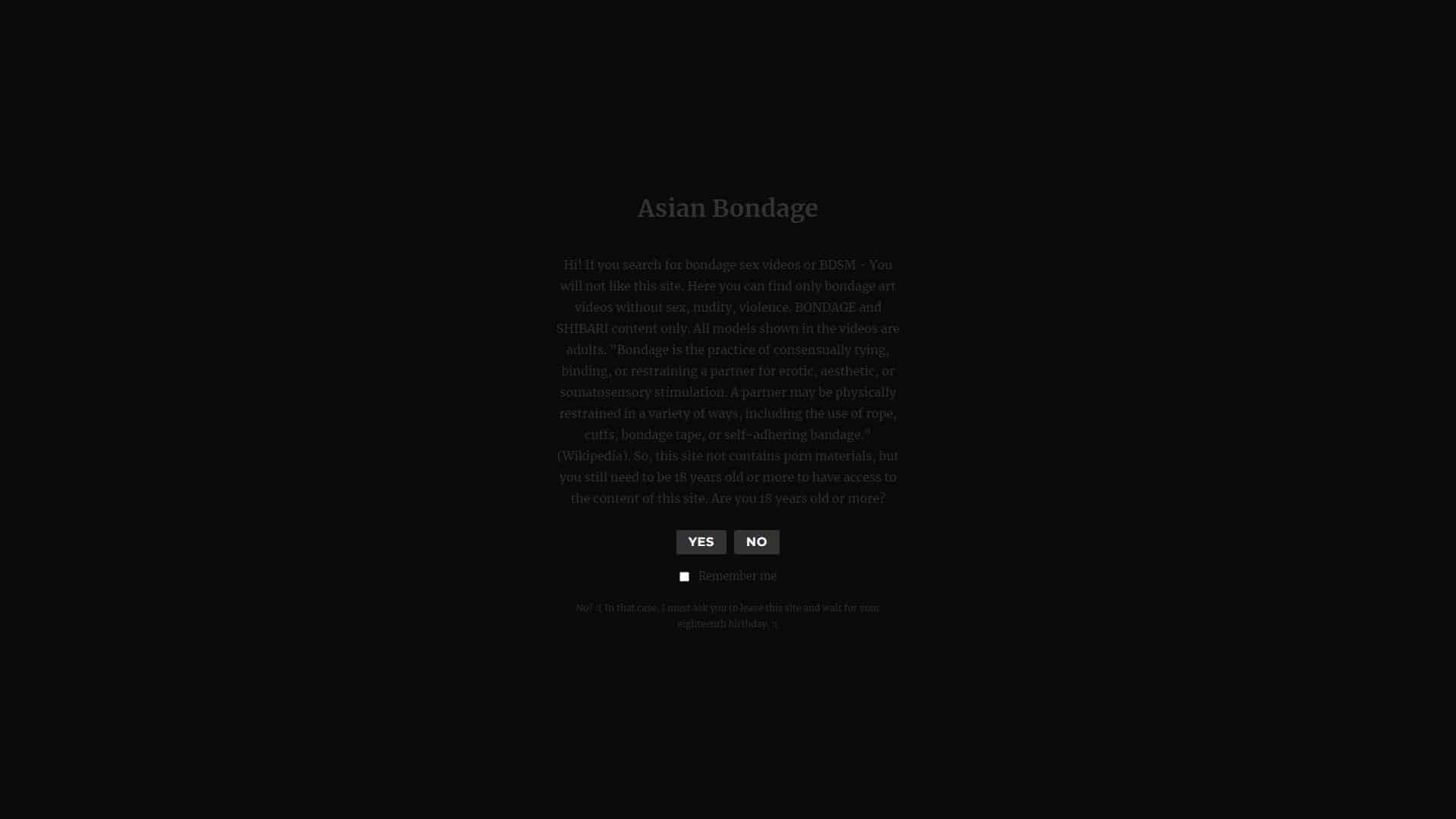 Screenshot of Asian Bondage