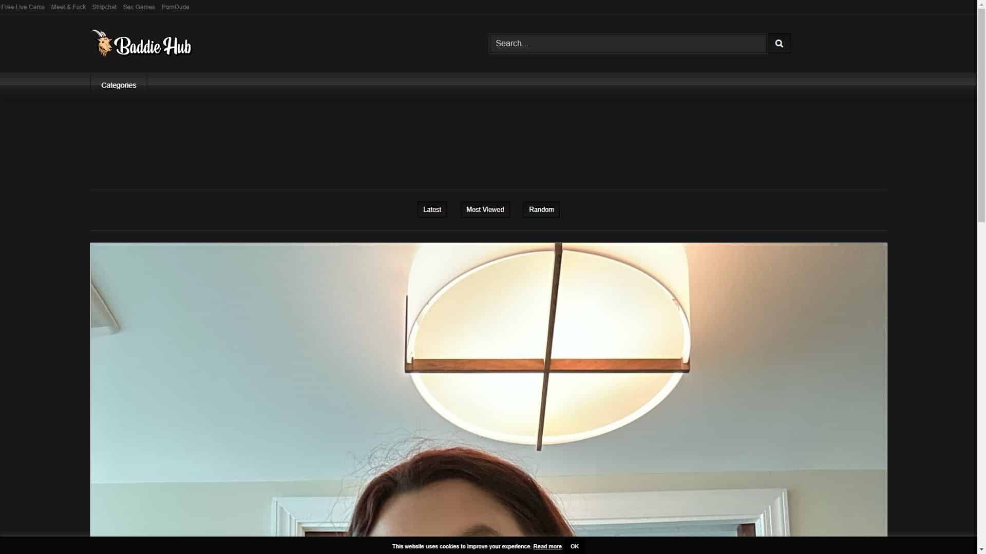 Screenshot of Baddiehub