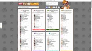 This is the : Bestporngames.Com-homepage