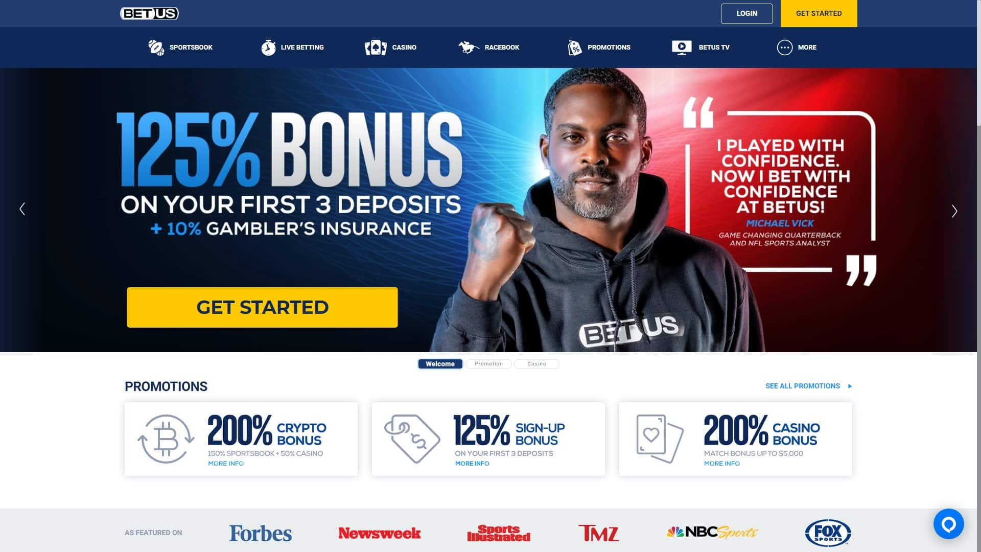 Screenshot of Betus