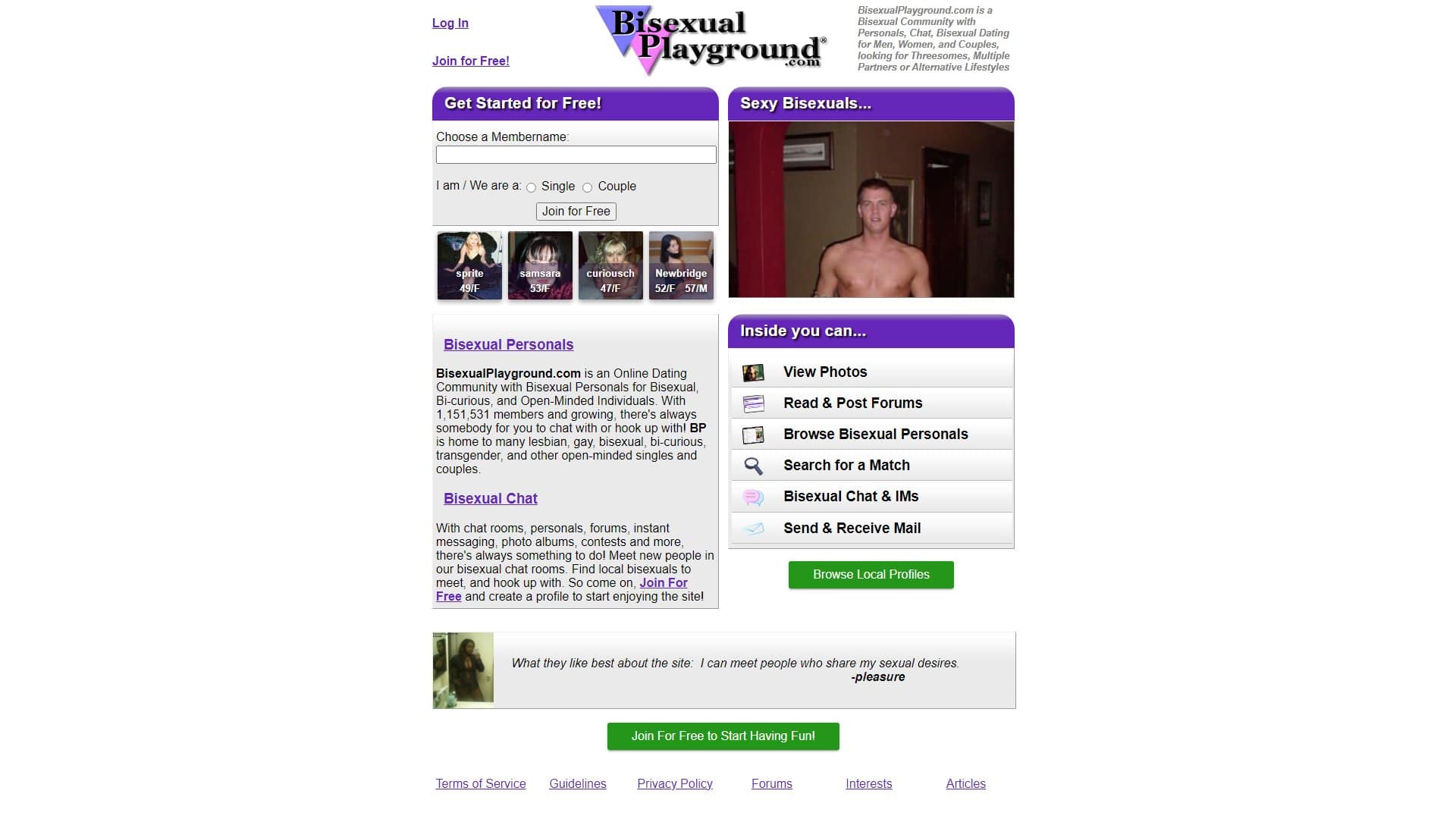 Screenshot of Bisexual Playground