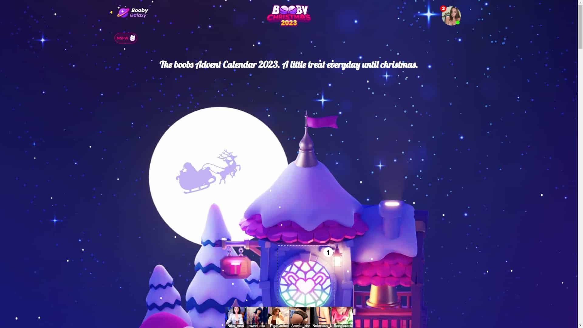 Screenshot of Booby Christmas