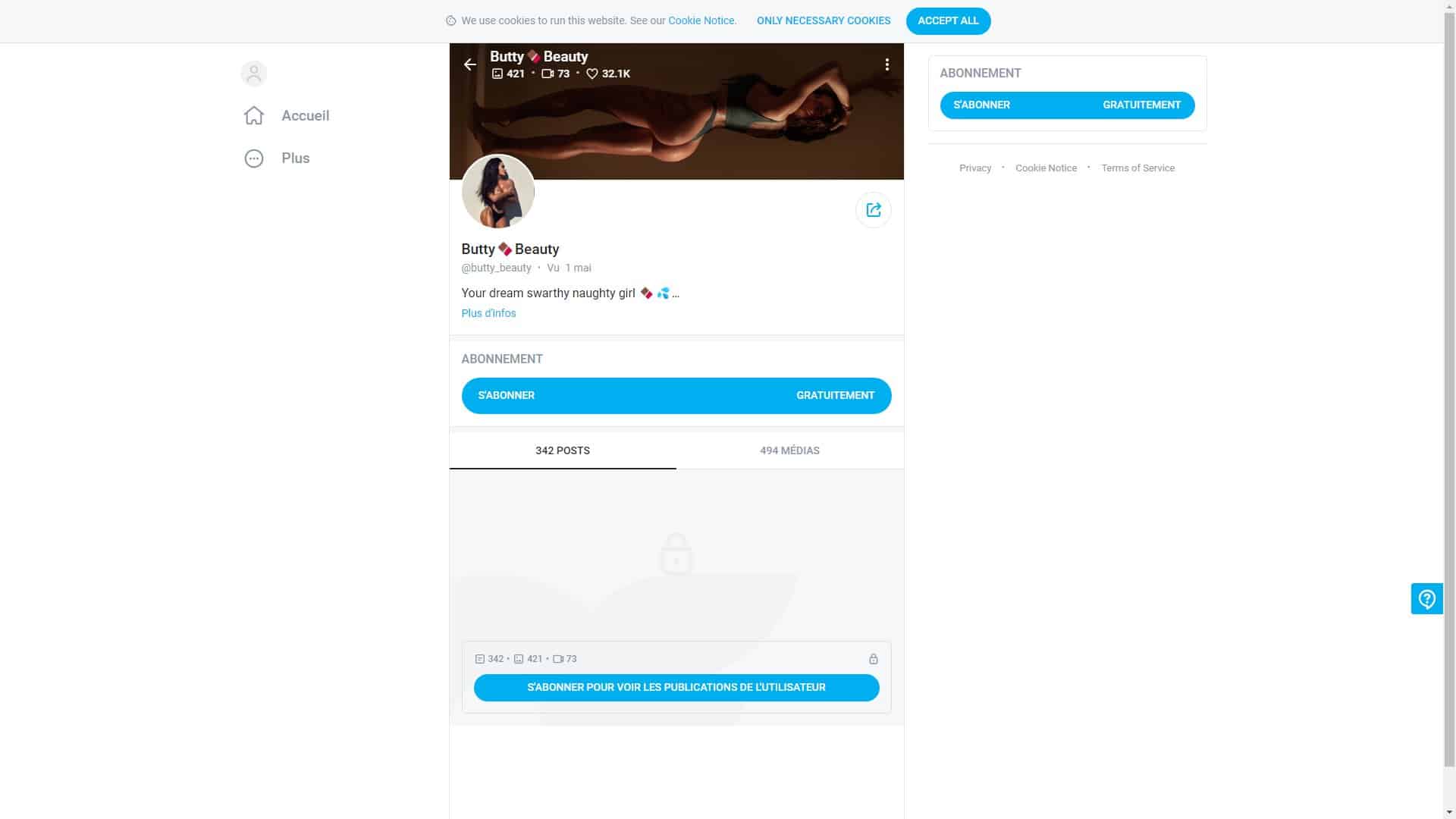 Screenshot of Butty Beauty