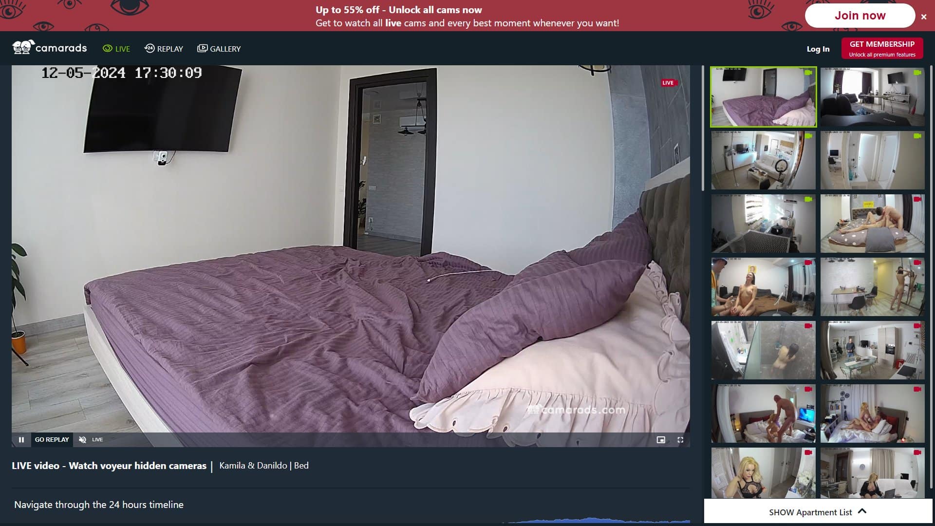 Screenshot of Camarads