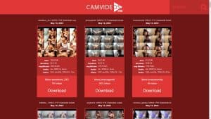 This is the : Camvideos.Me-homepage