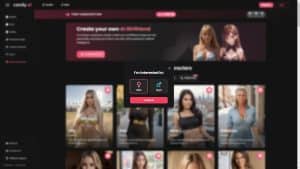 This is the : Candy.Ai-Ai-homepage