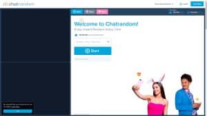 This is the : Chatrandom-homepage