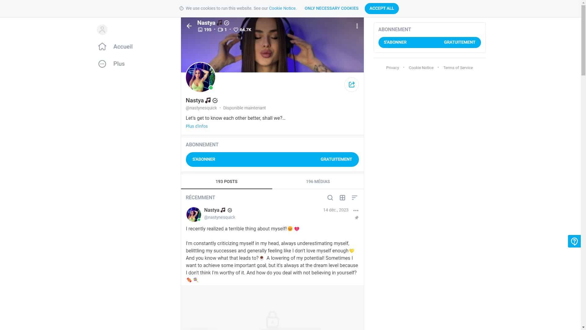Screenshot of Cleo