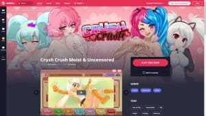 This is the : Crush-Crush-homepage
