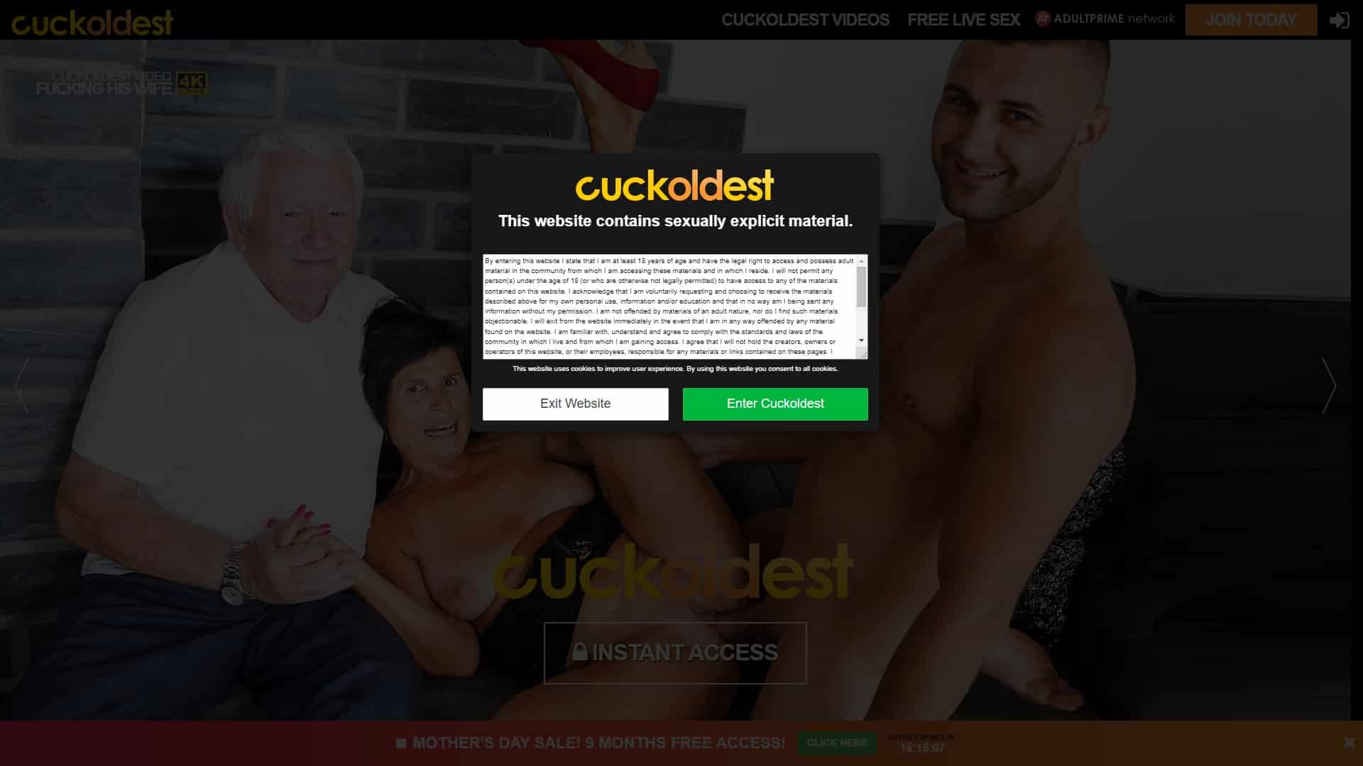 Screenshot of Cuckoldest