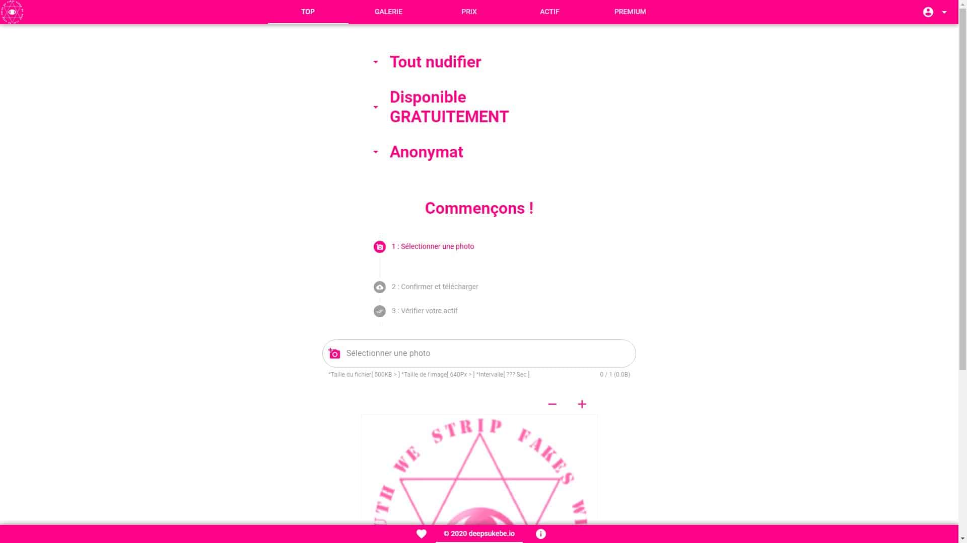 Screenshot of Deepsukebe