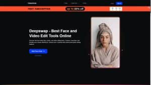 This is the : Deepswap-Fake-homepage