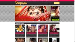 This is the : Desipapa-homepage