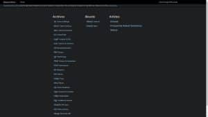 This is the : Desuarchive-homepage
