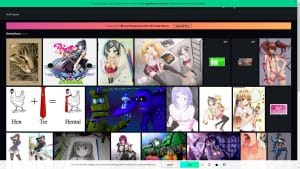 This is the : Deviantart-homepage