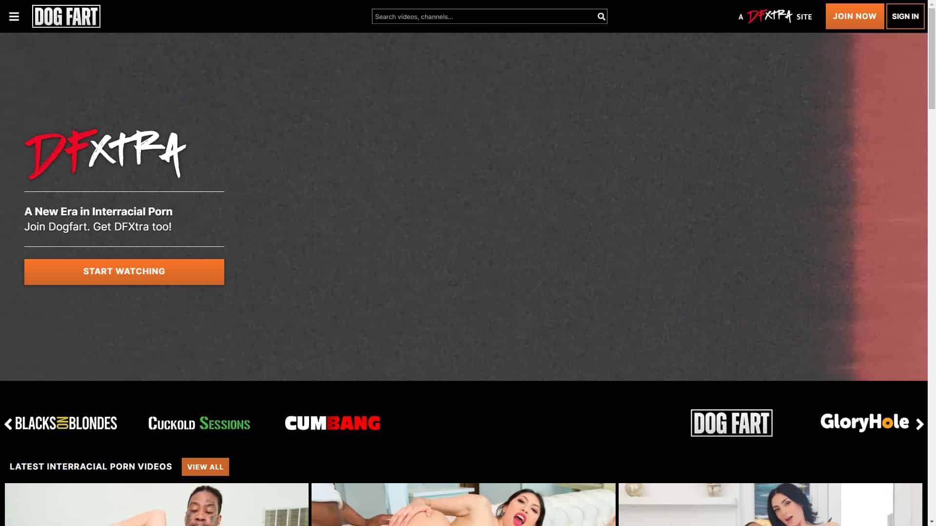Screenshot of Dogfart Network