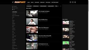 This is the : Donkparty-homepage