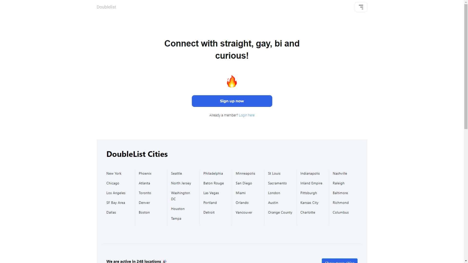 Screenshot of Doublelist