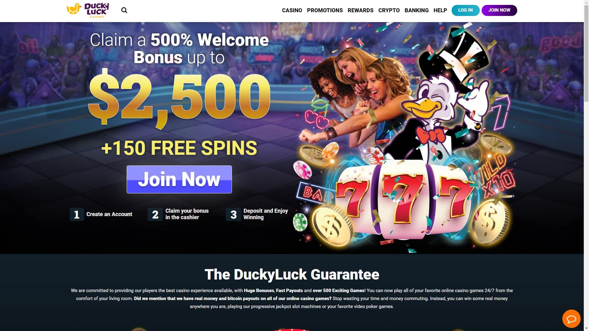 Screenshot of Duckyluck