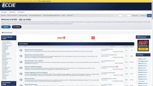 This is the : Eccie-homepage