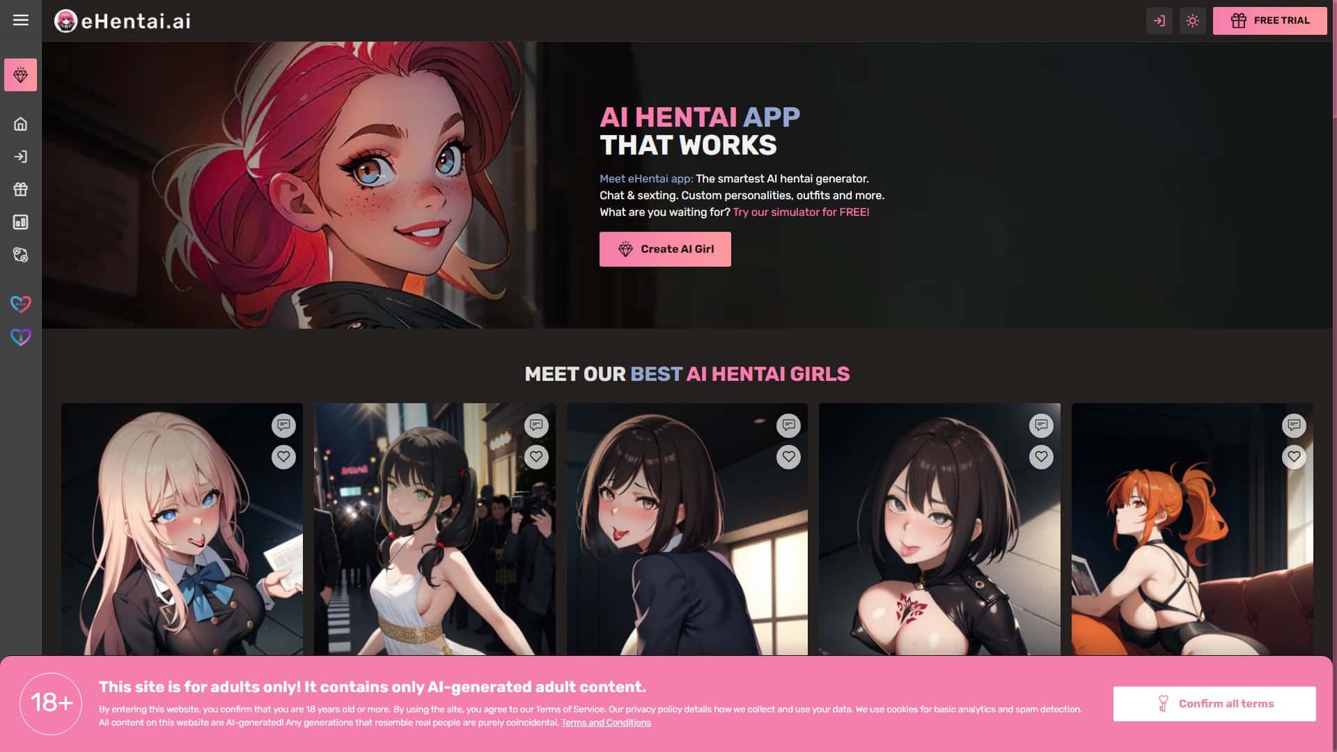 Screenshot of Ehentai.Ai (Fake)