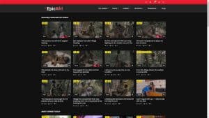 This is the : Epicafri-homepage