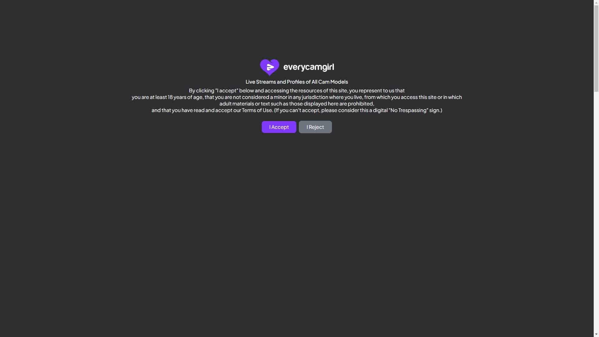 Screenshot of Everycamgirl