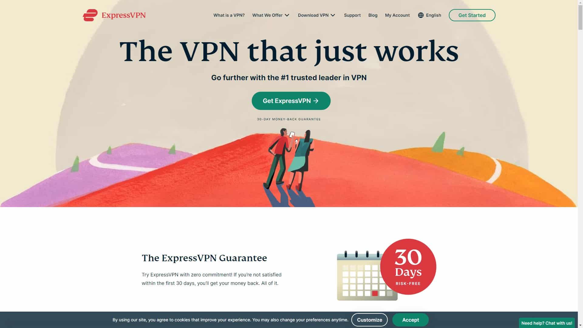 Screenshot of Express Vpn