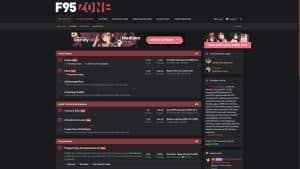 This is the : F95Zone-homepage