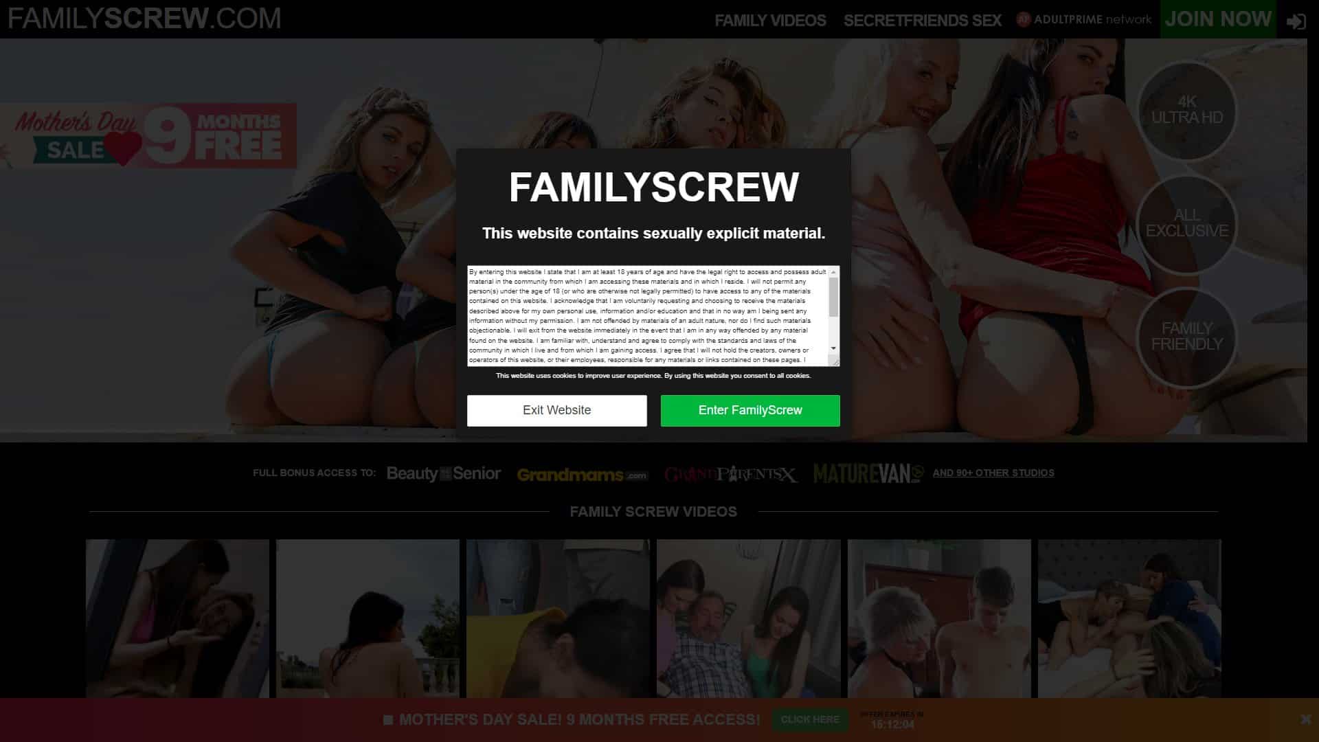 Screenshot of Family Screw