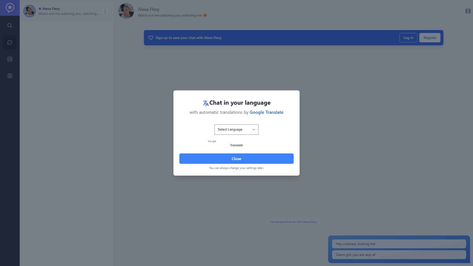 Screenshot of Fantxt