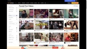 This is the : Faphouse-Parody-homepage