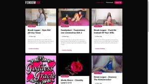 This is the : Femdomfox-homepage