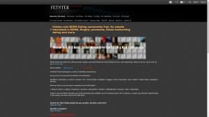 This is the : Fetster-homepage