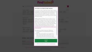 This is the : Findtubes-homepage