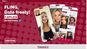 This is the : Fling.Com-homepage